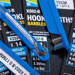 Preston Innovations XS02-B Barbless Hooklengths 6inch